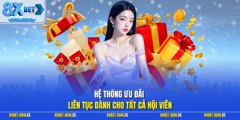 Hệ thống ưu đãi liên tục dành cho tất cả hội viên